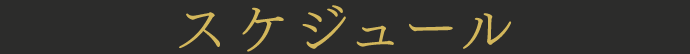 スケジュール
